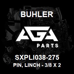 SXPLI038-275 Buhler Pin, Linch - 3/8 x 2-3/4 | AGA Parts