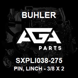 SXPLI038-275 Buhler Pin, Linch - 3/8 x 2-3/4 | AGA Parts