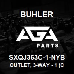 SXQJ363C-1-NYB Buhler Outlet, 3-Way - 1 (Clamp On) | AGA Parts