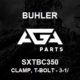 SXTBC350 Buhler Clamp, T-Bolt - 3-1/2 - 3-13/16 | AGA Parts