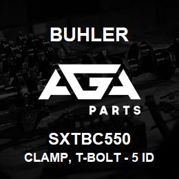 SXTBC550 Buhler Clamp, T-Bolt - 5 ID | AGA Parts