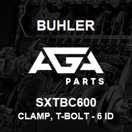 SXTBC600 Buhler Clamp, T-Bolt - 6 ID | AGA Parts