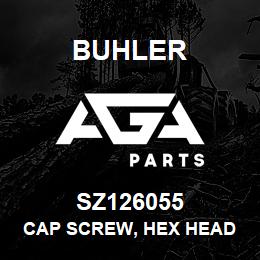 SZ126055 Buhler Cap Screw, Hex Head - 5/16 x 2-1/2 UNC Gr-5 | AGA Parts