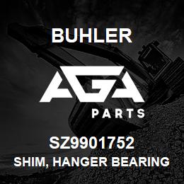 SZ9901752 Buhler Shim, Hanger Bearing - Hopper | AGA Parts