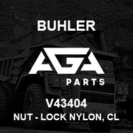 V43404 Buhler NUT - LOCK Nylon, Cl-10 M12 Pl | AGA Parts