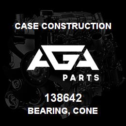 138642 Case Construction BEARING, CONE | AGA Parts