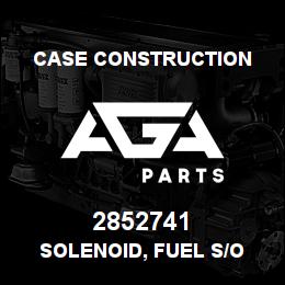 2852741 Case Construction Solenoid, Fuel S/O | AGA Parts