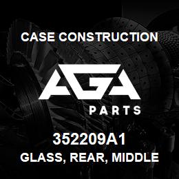 352209A1 Case Construction GLASS, REAR, MIDDLE KIT | AGA Parts