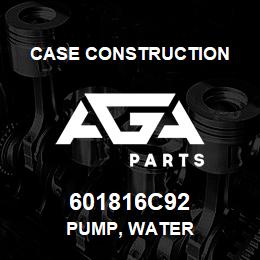 601816C92 Case Construction PUMP, WATER | AGA Parts