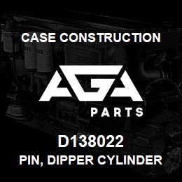 D138022 Case Construction PIN, DIPPER CYLINDER | AGA Parts