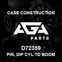D72359 Case Construction PIN, DIP CYL TO BOOM | AGA Parts