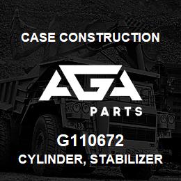 G110672 Case Construction CYLINDER, STABILIZER | AGA Parts