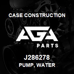 J286278 Case Construction PUMP, WATER | AGA Parts