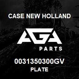 0031350300GV CNH Industrial PLATE | AGA Parts