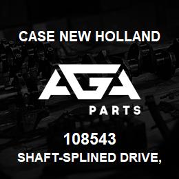 108543 CNH Industrial SHAFT-SPLINED DRIVE, GEAR PUMP ASSY | AGA Parts