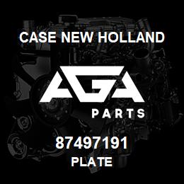 87497191 Case New Holland PLATE | AGA Parts