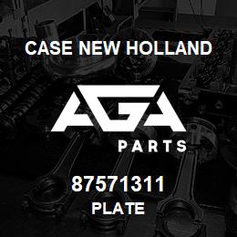 87571311 Case New Holland PLATE | AGA Parts