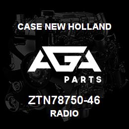ZTN78750-46 CNH Industrial RADIO | AGA Parts