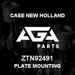 ZTN92491 CNH Industrial PLATE MOUNTING | AGA Parts