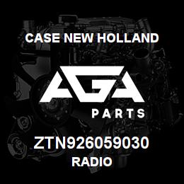 ZTN926059030 CNH Industrial RADIO | AGA Parts