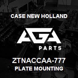 ZTNACCAA-777 CNH Industrial PLATE MOUNTING | AGA Parts