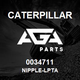 0034711 Caterpillar NIPPLE-LPTA | AGA Parts