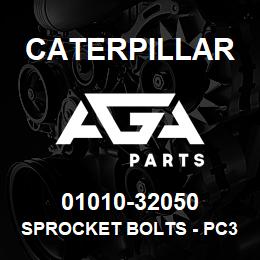 01010-32050 Caterpillar Sprocket Bolts - PC300LC-7 / M20-2 | AGA Parts
