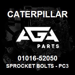 01016-52050 Caterpillar Sprocket Bolts - PC300LC-7 / M20-2 | AGA Parts