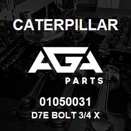 01050031 Caterpillar D7E BOLT 3/4 X | AGA Parts