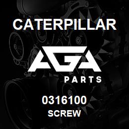 0316100 Caterpillar SCREW | AGA Parts