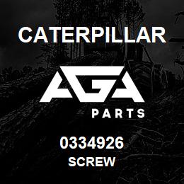 0334926 Caterpillar SCREW | AGA Parts