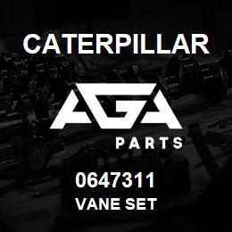 0647311 Caterpillar VANE SET | AGA Parts