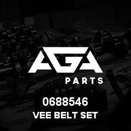 0688546 Caterpillar VEE BELT SET | AGA Parts