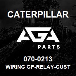 070-0213 Caterpillar WIRING GP-RELAY-CUSTOM | AGA Parts