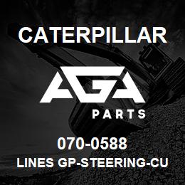 070-0588 Caterpillar LINES GP-STEERING-CUSTOM WITH PROTECTIVE INSULATION | AGA Parts