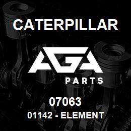 07063 Caterpillar 01142 - ELEMENT | AGA Parts