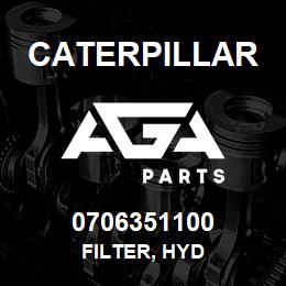 0706351100 Caterpillar FILTER, HYD | AGA Parts