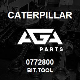 0772800 Caterpillar BIT,TOOL | AGA Parts
