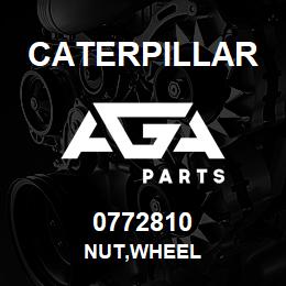 0772810 Caterpillar NUT,WHEEL | AGA Parts