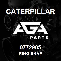 0772905 Caterpillar RING,SNAP | AGA Parts
