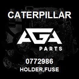 0772986 Caterpillar HOLDER,FUSE | AGA Parts