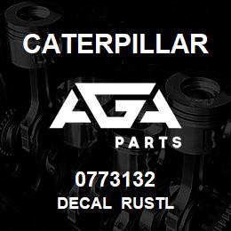 0773132 Caterpillar DECAL RUSTL | AGA Parts