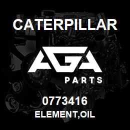 0773416 Caterpillar ELEMENT,OIL | AGA Parts