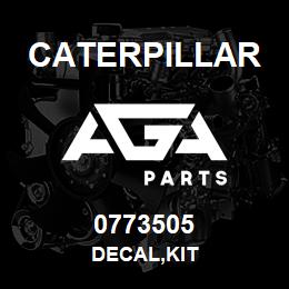0773505 Caterpillar DECAL,KIT | AGA Parts