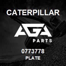 0773778 Caterpillar PLATE | AGA Parts