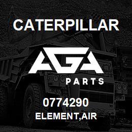 0774290 Caterpillar ELEMENT,AIR | AGA Parts