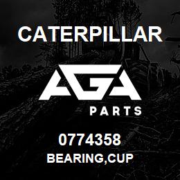 0774358 Caterpillar BEARING,CUP | AGA Parts
