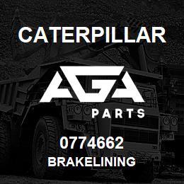 0774662 Caterpillar BRAKELINING | AGA Parts