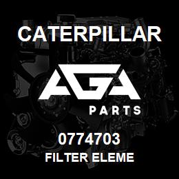 0774703 Caterpillar FILTER ELEME | AGA Parts