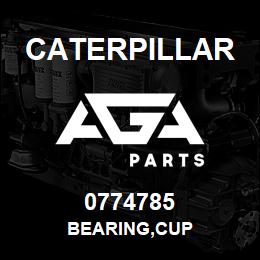 0774785 Caterpillar BEARING,CUP | AGA Parts